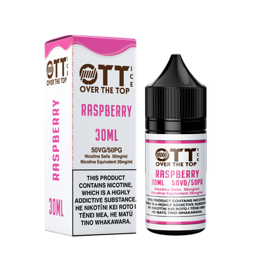 OTT ICE Salt Nic E-Liquid - Raspberry - 30ml